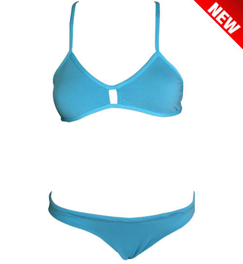 DUAL LAYER KNOTTY ACTIVE BIKINI - Blue (Items sold separately)