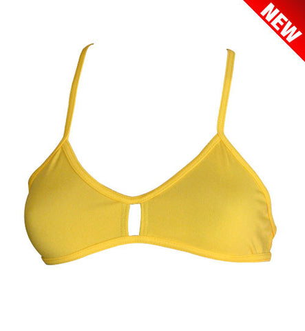 DUAL LAYER KNOTTY ACTIVE BIKINI - Yellow (Items sold separately)