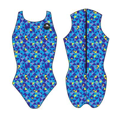 Origami Polo Suit - Blue/Purple