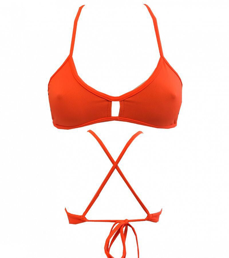 DUAL LAYER KNOTTY BIKINI - Orange (Items sold separately)