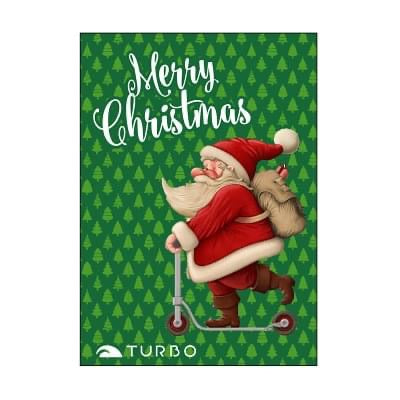 Microfibre Towel - Santa