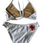 Lifeguard bikini - White