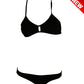 DUAL LAYER KNOTTY ACTIVE BIKINI - Black (Items sold separately)
