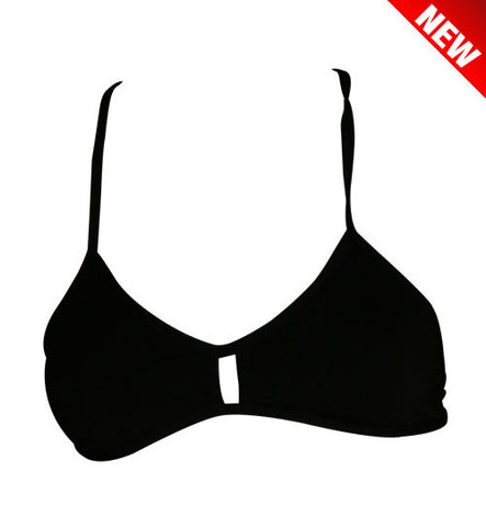 DUAL LAYER KNOTTY ACTIVE BIKINI - Black (Items sold separately)