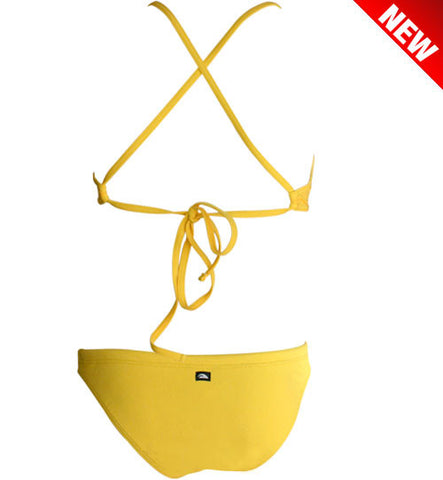 DUAL LAYER KNOTTY ACTIVE BIKINI - Yellow (Items sold separately)