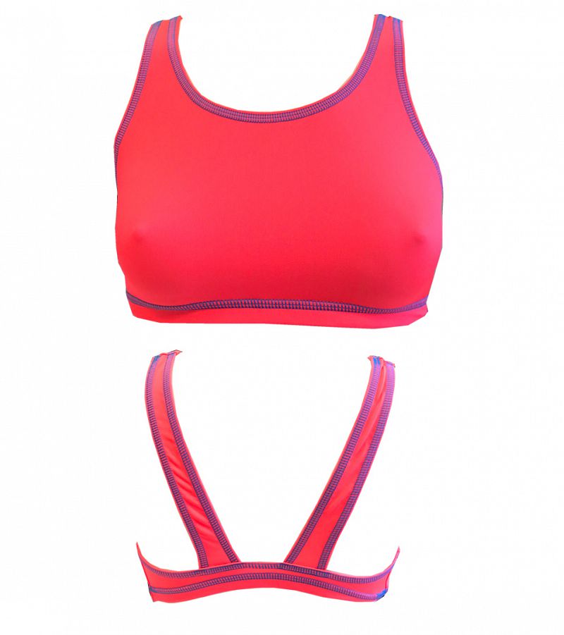 Comfort Bikini Top - Coral
