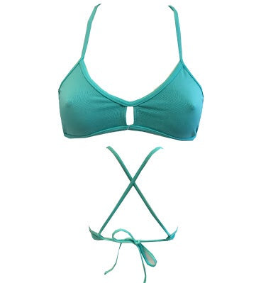 DUAL LAYER KNOTTY BIKINI - Turquoise (Items sold separately)