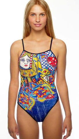 Queen of hearts vintage Swim Suit Women