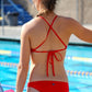 DUAL LAYER KNOTTY BIKINI - Orange (Items sold separately)